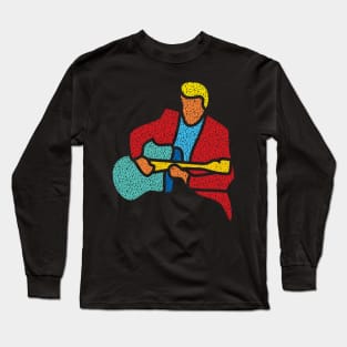 Colorful Guitarist Long Sleeve T-Shirt